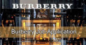 working for burberry|burberry job offer.